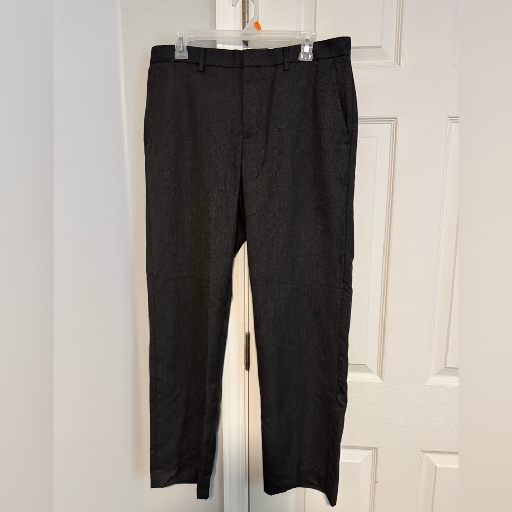 Express Black Dress Pants Classic Straight-Leg